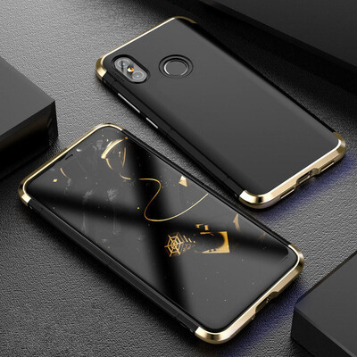 

BOBYT Luxury Metal Frame For Xiaomi Mi 8 Case 3in1 Shockproof Aluminum Bumper PC Slim Back Cover For Xiaomi Mi 8 Phone Case