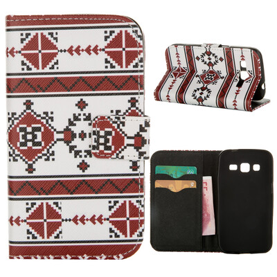 

MOONCASE ЧЕХОЛ ДЛЯ Samsung Galaxy Core Prime G360 Flip Leather Foldable Stand Feature [Pattern series] /a19