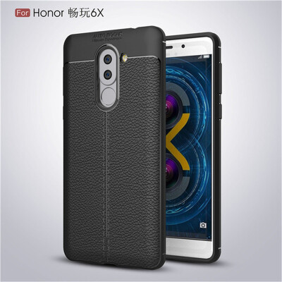 

For Huawei honor 6X case Original Case Shockproof Anti-knock Soft TPU Case For huawei honor 8 case Leather Phone Silicone