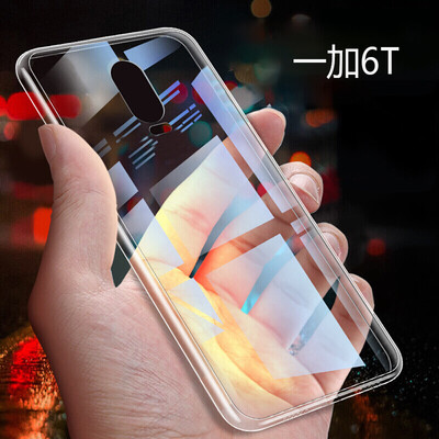 

Biazz plus 6T mobile phone case protective cover all-inclusive anti-fall transparent silicone shell TPU soft shell refreshing series JK523-transparent white