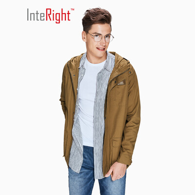 

INTERIGHT Mens Classic Washing Workwear Jacket Army Green  Code