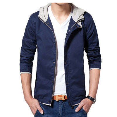 

Zogaa Autumn And Winter New Korean Mens Jacket Casual Pure Color Thin