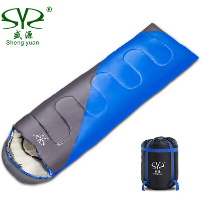 

Shengyuan sleeping bag adult outdoor season thickening travel camping warm warm dirty lunch break sleeping bag 13kg blue