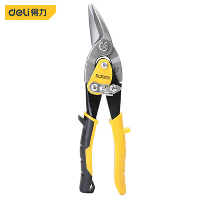 

Deli deli 55 high carbon steel left head air shear stainless steel plate scissors iron scissors 250mm DL20031