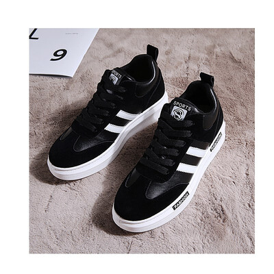 

2018 autumn high shoes female Korean version of the wild student casual shoes sports shoes Gaobang shoes shoes winter
