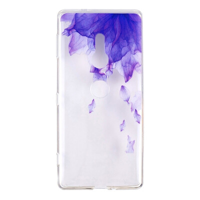 

MOONCASE Sony Xperia XZ2 High Translucent TPU - Purple Flower