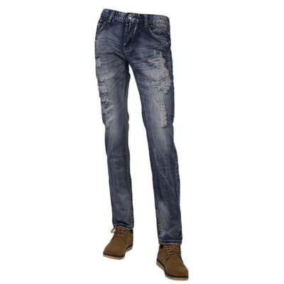 

Zogaa New European Mens Jeans Pants Fashion Holes