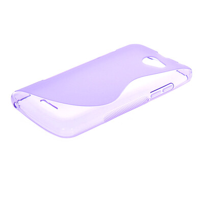 

MOONCASE S-Line Soft Flexible Silicone Gel TPU Skin Shell Back чехол для HTC Desire 516 D516W Purple