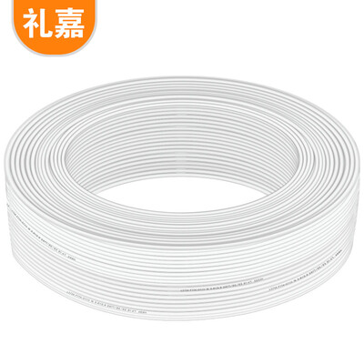 

Lijia LJ-PX6801 leather fiber optic cable indoor self-supporting 30 single core 1 core 2 wire butterfly cable project fiber optical cable white 100 m volume
