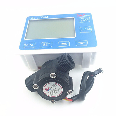 

YF-S201 G12 Water Flow meter Sensor flowmeter caudalimetr counter indicator digital LCD water flow system 1-30Lmin 3-24V