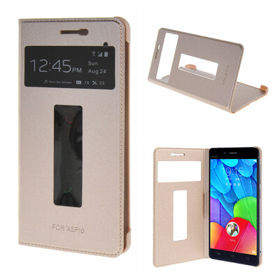 

MOONCASE VIVO X5 Pro ( 5.2") ЧЕХОЛ ДЛЯ Premium PU Leather Pouch Flip Gold