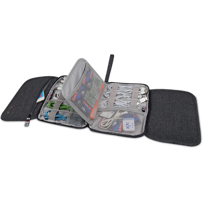 

BUBM SER-L Waterproof Resilience Portable Digital Accessory Storage Bag Data Cable Storage Bag Electronic Product Finishing Bag