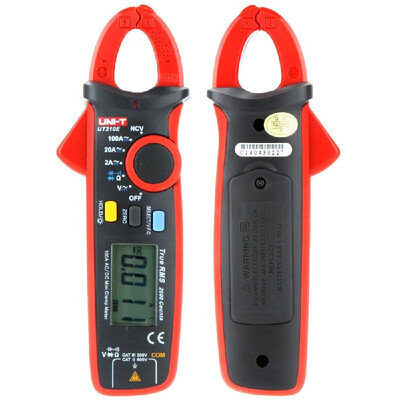 

UNI-T UT210E True RMS ACDC Current Mini Portable Handheld LCD Diaplay Digital Clamp Meter w Capacitance Tester