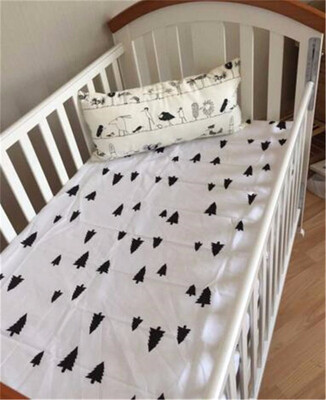 

Baby bedding sheets cotton kids soft crib sheet 150110cm baby bedding infant cot sheets Boys girls Clouds Crown Pattern Sheets