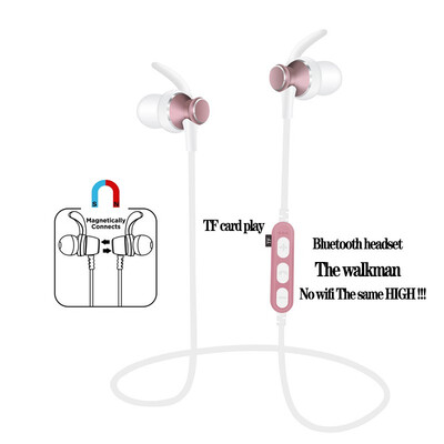 

Bluetooth headphone can plug in MP3 wireless earplug running headphone universal earphone Cordless Earpiece Casque Earbuds