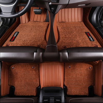 

Chunyang high-end original car suede carpet models all surrounded by double-layer car mats Nissan Qijun Xuanyi Tianqi Chevrolet Mai Rui Bao xl Covoz brown mat brown plush blanket