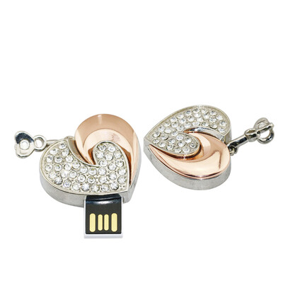 

4GB 8GB 16GB 32GB 64GB 128GB Heart Model USB Drive Flash Drive Pen Drive Memory Stick USB Stick USB Flash Disk Thumb Drive U Disk