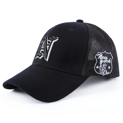 

Vedordna male outdoor sports baseball cap male cap sun hat visor Korean hip-hop street dance hat MZ055 black