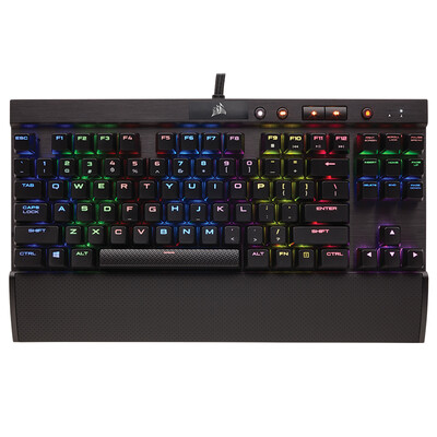 

USCorsair Gaming Series K65 LUX RGB Symphony Backlit Machine Game Keyboard Black Red Axle Jade Life Chicken Chicken Keyboard