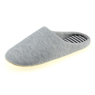 

Jingdong supermarket Royal music slippers men&women couples home soft floor floor mute slippers YT5802 light gray men&39s models are