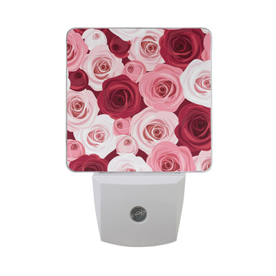 

ALAZA LED Night Light With Smart Dusk To Dawn SensorSilhouette Of Elephant Indian Style Plug In Night Light