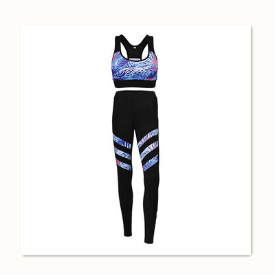 

Womens sports bra&trouser suit without rims