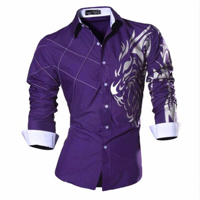 

2018 Spring Autumn Features Shirts Men Casual Jeans Shirt New Arrival Long Sleeve Casual Slim Fit Male Shirts