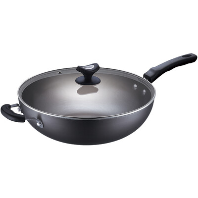 

Jingdong Supermarket] Supor 32cm really stainless steel health uncoated stainless steel wok FC32T4