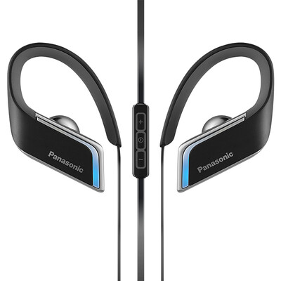 

Panasonic Panasonic RP-BTS50 black Bluetooth sports belt wheat-controlled headphones high-quality high-quality waterproof headphones