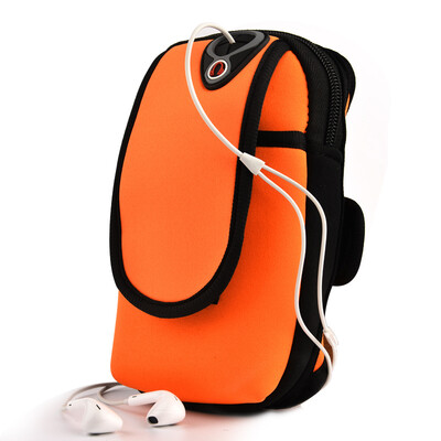 

Bovnik mobile phone arm bag wrist bag running bag outdoor travel arm arm with arm bag arm bag large orange