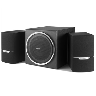 

Edifier EDIFIER R303BT High Power 21 Subwoofer Full Wood Bluetooth Speaker Audio Multimedia Speaker Computer Speaker Black