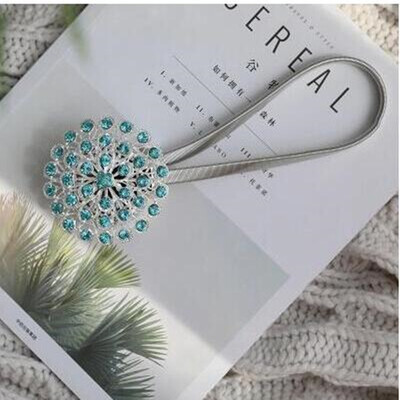

2pcs Flower design magnetic curtain buckle Window Screening Ball Clip Tieback decortive curtains holder Curtain Accessories