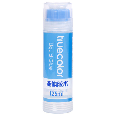 

TRUECOLOR PVA liquid glue liquid glue colorless versatile high viscosity super glue student office stationery 125ml blue single C7152