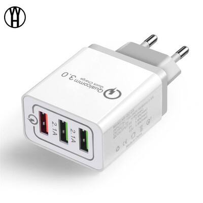 

WH USB Wall Charger Quick Charge 30 Fast Charger Fit QC20 USB Adapter 18W Portable travel Charger
