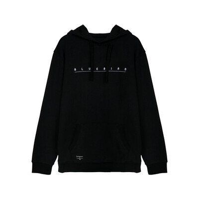

Intercrew sweater female 2018 autumn new Korean fashion casual printing lovers wear hooded sweater ITS3TH32A black 85S
