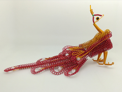 

peachick Creative handicraft aluminum wire aluminum wire model decoration Folk handicraft handmade Phoenix