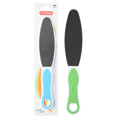 

TAIYAN TITANIA Colorful flat file thickness double sided emery 3020 ST to die skin foot pedal foot stone foot file color random