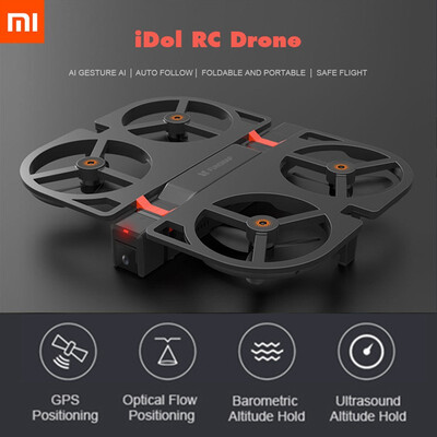 

Xiaomi Youpin Foldable HD 1080P AI Gesture Control Follow Mode GPS Optical Flow Altitude Hold iDol FPV RC Drone