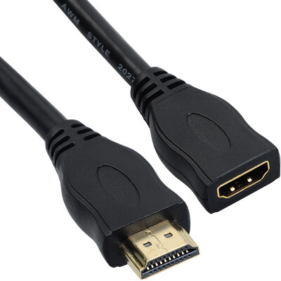 

Ferguson (cabos) F05005hdmi удлинительная линия hdmi для женщин с высокой разрешающей способностью вращающаяся мать HDMI-кабель 1.4 версия 0,5 м черный