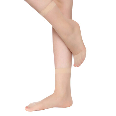 

Jingdong supermarket Langsha short silk socks on the socks crystal silk socks thin section Ms short stockings 20 pairs of 4 colors each 5 double