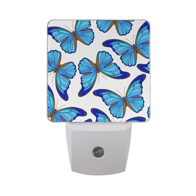 

ALAZA LED Night Light With Smart Dusk To Dawn SensorAutumn Tree Oil Painting Plug In Night Light