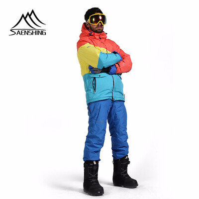 

SAENSHING Snowboard Jacket Men Waterproof Ski Jacket Snow Wear Thicken Warm Outdoor Ski Winter Jackets Skiing And Snowboarding