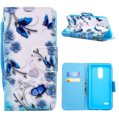 

MOONCASE Huawei P20 painted leather case with small hand rope - magic butterfly