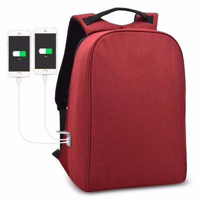 

Men Business Anti-theft Male Large Capacity Backpack with 2 USB Charging Ports tear-resistant&scratch-resistant material