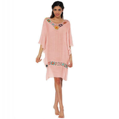 

Ladies Beach Dress Cover up Summer Wear Women Bikini Perspective V-neck Swimsuit