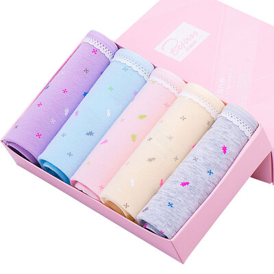 

Arctic velvet NF14X25032-5 ladies underwear 5 mixed color gift box women&39s underwear panties women little little women&39s underwear L