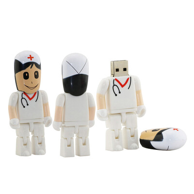 

4GB 8GB 16G 32G 64G 128G Doctors Model USB Flash Drive PenDrive U Disk USB Flash Disk Thumb Drive USB Stick Pen Drive Memory Stick