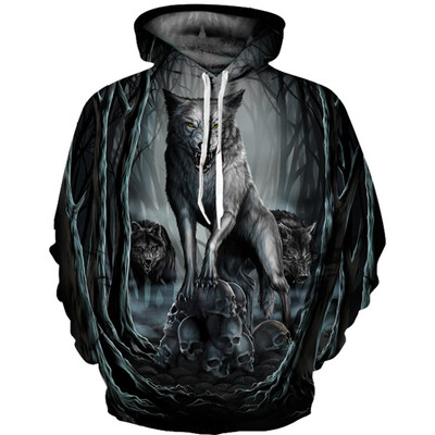 

Mens Hoodie 3D Printed Women Pullover Sweater