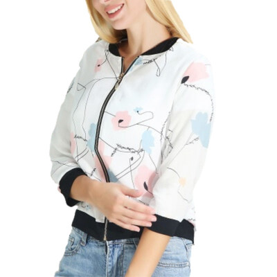 

Silk Sunscreen Jacket 2018 Autumn New Fashion Silk Embroidery Print Slim Thin Solid Color Casual Business Large Size Spring Womens Jacket Top