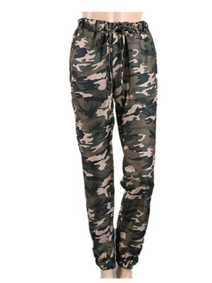 

2018 Women Fashion Camouflage Jogger Pants Women Military Harem Pants Pantalon Femme Trouser Ankle-Length Cotton Camo Pants